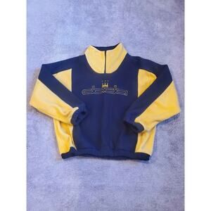 RARE Vintage DADA Supreme Black/Yellow Pullover Fleece – Fits 2X